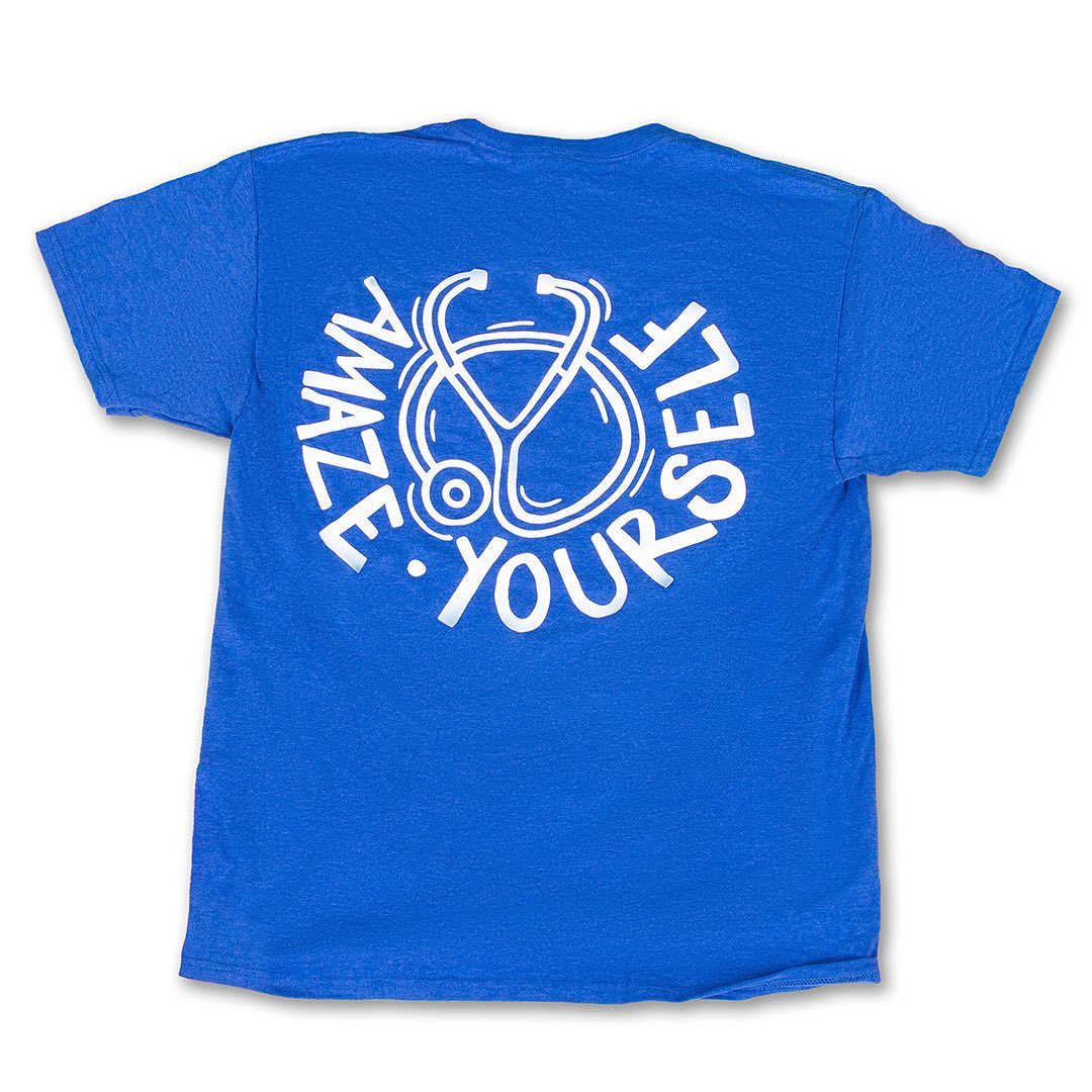 Amaze Yourself Scholarship promotional shirt