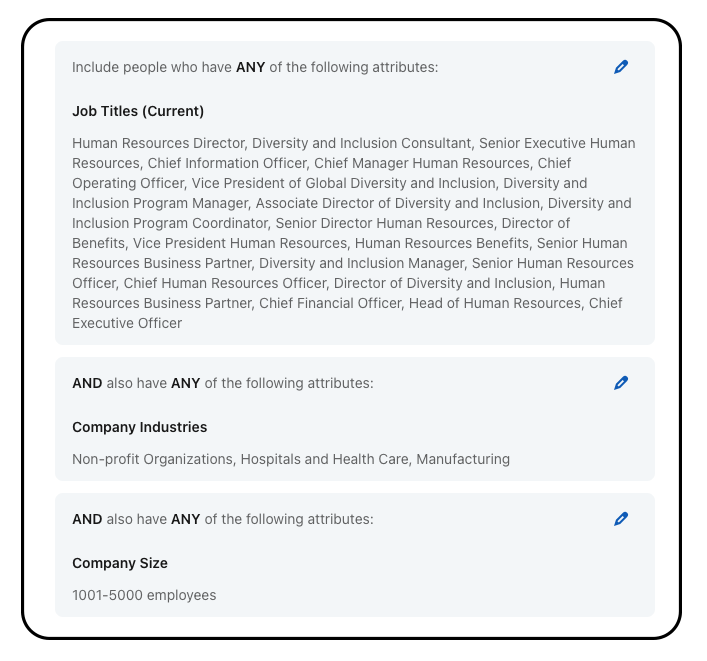 Ad Targeting Screenshot