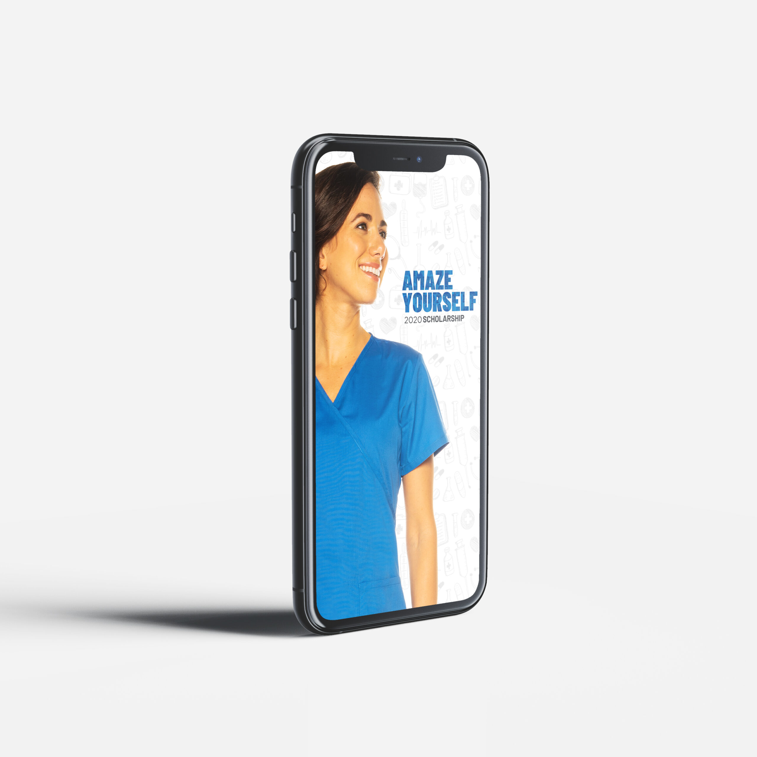 Amaze Yourself Scholarship social media mockup on
