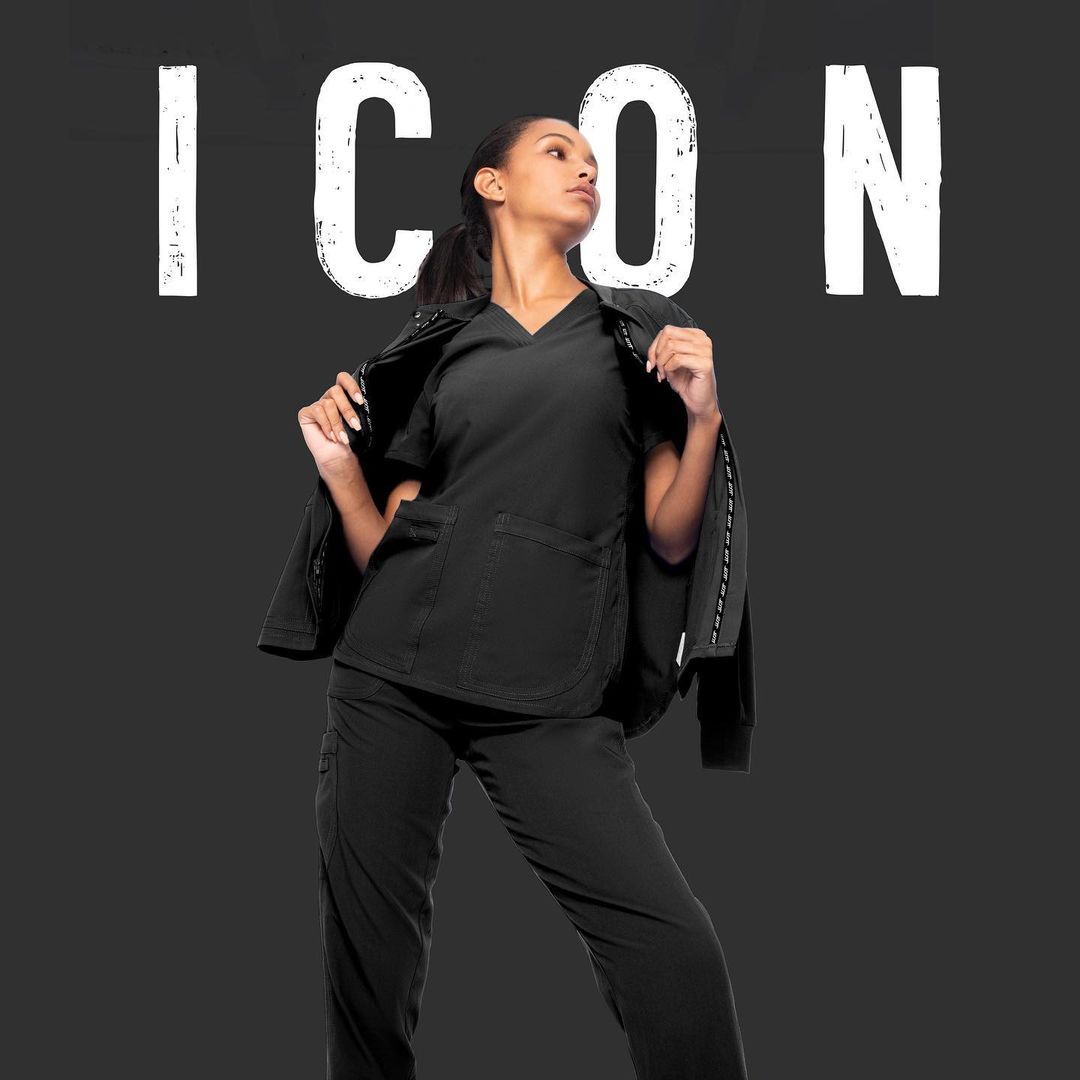 Urbane Icon black scrubs