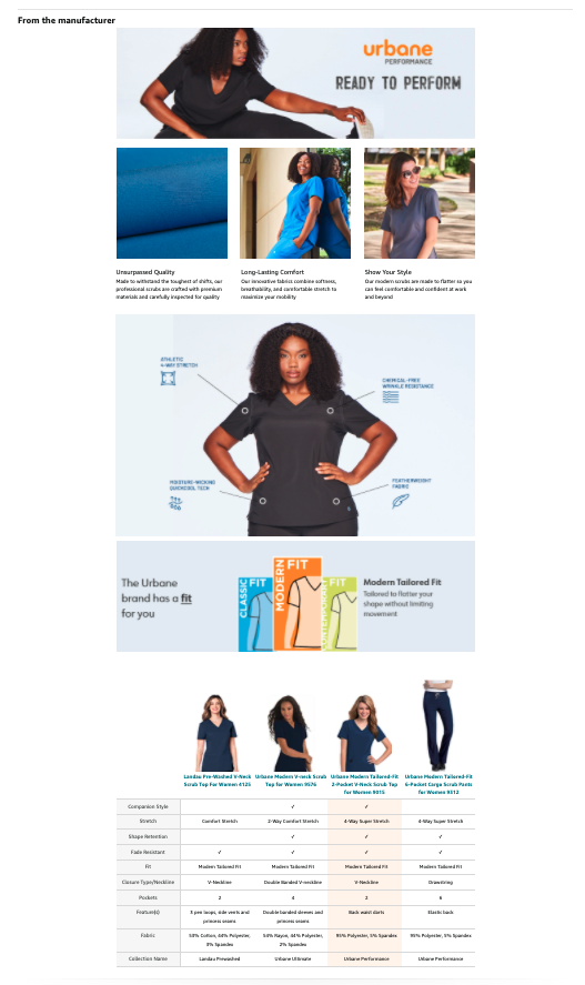 Urbane Performance Amazon Storefront 2